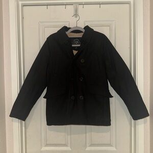 Urban Republic Classic Black Peacoat for Kids Size L (14/16)